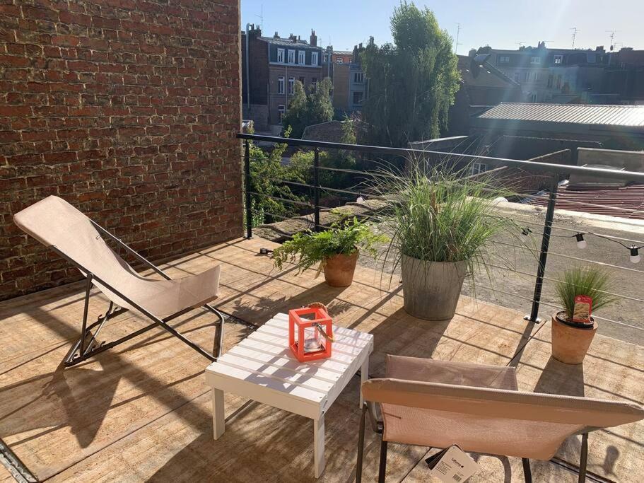 Appartement Centre Ville Avec Terrasse ليل المظهر الخارجي الصورة